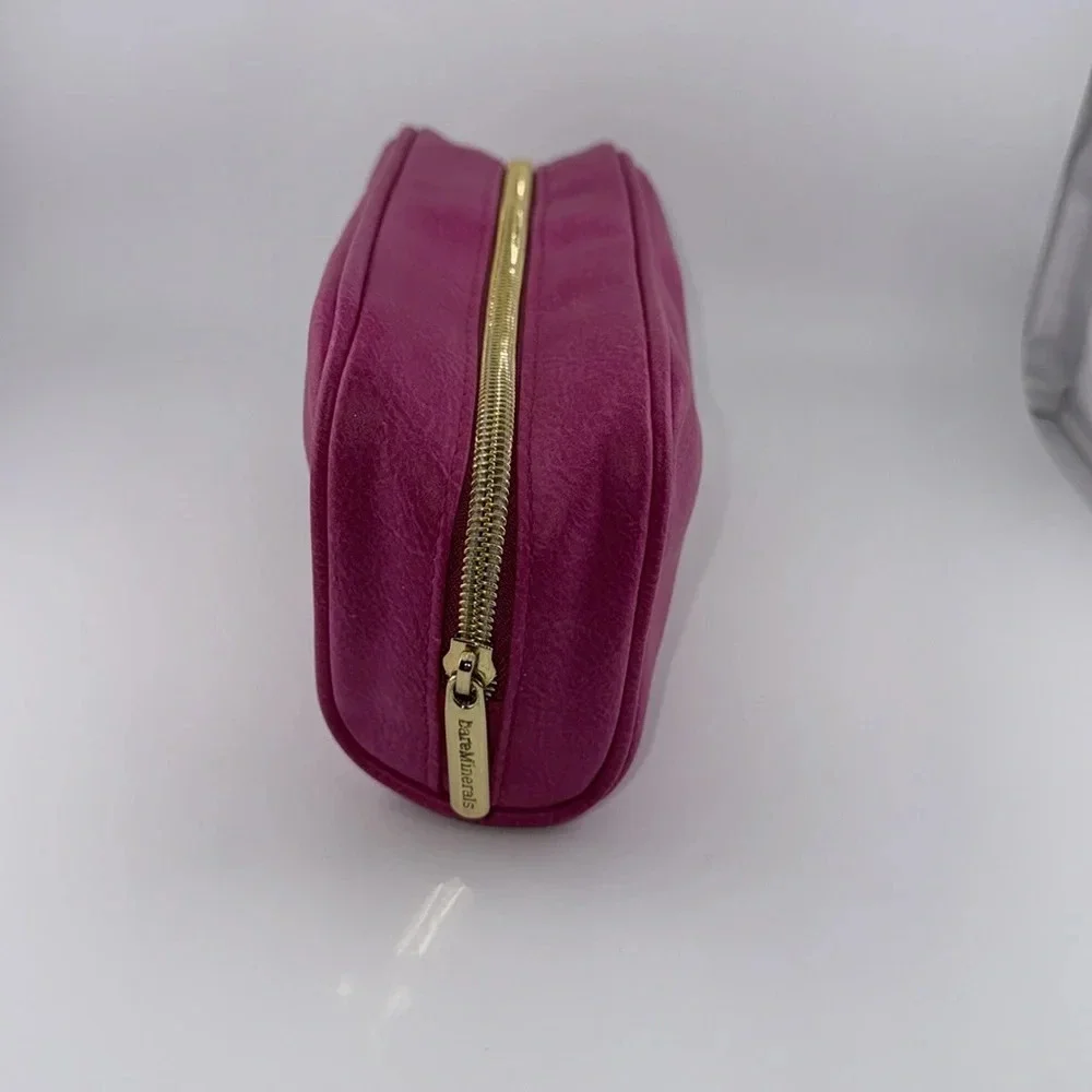 BARE MINERALS Makeup/Cosmetic/Skincare Hot Pink Zip Around Bag Pouch